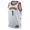 NBA Denver Nuggets Trikot Michael Porter JR 1 Nike 2022-23 City Edition Grau Swingman - Herren